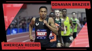 Donavan Brazier Breaks 800m American Record At Millrose Games [upl. by Male836]