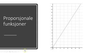 Proporsjonale funksjoner [upl. by Gibbons]