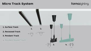 48V Micro Track System  By Formalighting [upl. by Nitsirk588]