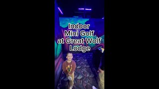 Indoor Mini Golf at Great Wolf Lodge [upl. by Brenda]