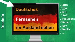 Deutsches Fernsehen weltweit im Ausland schauen So gehts [upl. by Lowenstern]