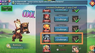 Limited Challenge  Crazy Chef Stage 5 [upl. by Dayir]