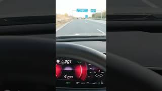 New Mercedes C180 Test Drive in Germany with 220 kmh [upl. by Noek]