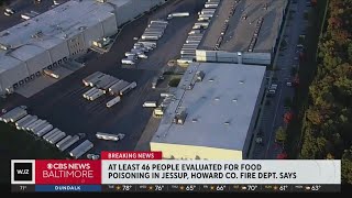 At least 46 hospitalized by food poisoning symptoms in Jessup [upl. by Asteria]