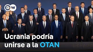 OTAN abre la puerta a la adhesión de Ucrania a la alianza [upl. by Gennie905]