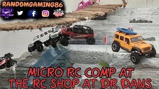 Micro RC Competition part 1 124 amp 118 Scale Crawlers at The RC Shop at Dr Dans [upl. by Aicnetroh]