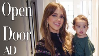 Inside Jessica Albas Dream Family Home  Open Door  Architectural Digest [upl. by Toddie]