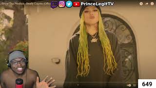 Reacting to Snow Tha Product  Really Counts Official Music Video [upl. by Latsyrhc]