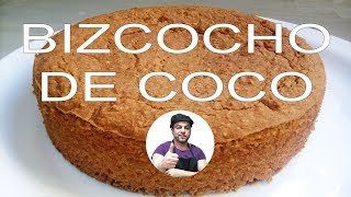 RECETAS VEGANAS  BIZCOCHO DE COCO [upl. by Esteban776]