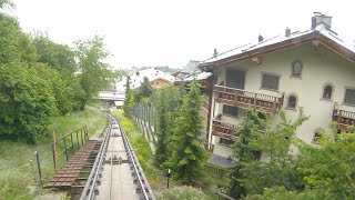 ★ 4K 🇨🇭Longest funicular in Switzerland Montana  Sierre Cab ride 062020 [upl. by Hung]