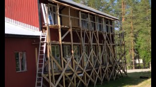 Renovating a 1940s Swedish wooden school which is now our home and business [upl. by Katzir]