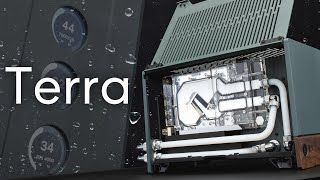 Liquid TERRA Custom Loop High End SFF Build [upl. by Pucida]