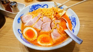 Japanese Food in Sapporo  MISO RAMEN  Conveyor Belt Sushi  LEVEL 40 SPICY Soup Curry [upl. by Htezil]