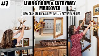 Finishing My Entryway with Viral Gallery Wall Hacks Living Room amp Entryway Makeover PT 7 [upl. by Leverett]