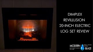 Dimplex Revillusion 20Inch Plugin Electric Log Set Review [upl. by Oirobil112]