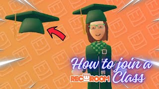 How to join a REC ROOM Maker Pen Class [upl. by Susejedairam]