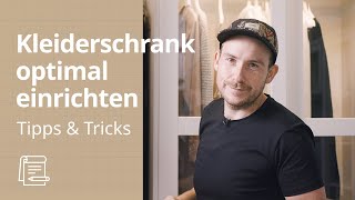 Kleiderschrank einrichten  IKEA Tipps amp Tricks [upl. by Maurits]