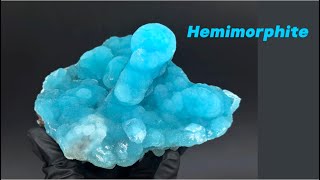 Chinese mineral specimen Hemimorphite from Guiyang County Chenzhou Hunan China [upl. by Threlkeld]