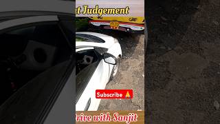 Car Front Judgement while Driving🚘automobile shorts viralshorts drivewithsanjit [upl. by Tound951]