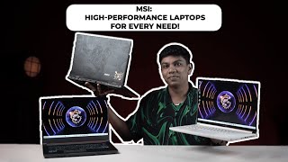 MSI Highperformance laptops for every need [upl. by Strenta]