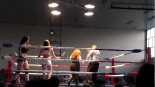 Lady Lory amp Destiny vs Liberty amp Penelope ECTA France 01072012 [upl. by Matelda]