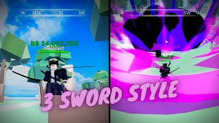 BEST 3 SWORD STYLE SHOWCASE  A 0ne Piece Game [upl. by Eirotal]