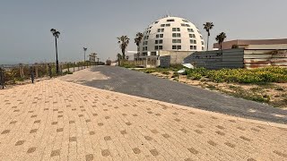 Walking In Ashkelon City Beach Israel Nature [upl. by Aleakim335]