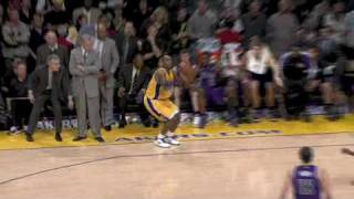 Kobe Bryant Game WinningWinner Buzzer Beater Clutch 3point Shot Against Kings [upl. by Brigitta]