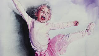 5 Watercolor Portrait Tips The Art of Painting Children [upl. by Eelame890]