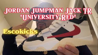 Jordan Jumpman Jack TRUniversity Red identical og batch seller in description [upl. by Damalas964]