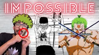 3 Sword Style Is Literally IMPOSSIBLE One piece Manga Volume 4 Reaction [upl. by Elacim]