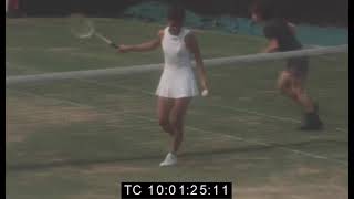 Evonne Goolagong vs Rosie Casals June 29 1976 [upl. by Malonis]