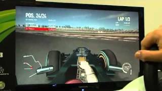 F1 2010 by Codemasters  Barcelona Lotus Onboard Gamescom [upl. by Amitie]