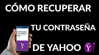 Cómo Recuperar Contraseña de Yahoo [upl. by Treulich408]