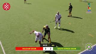 Belgium vs South Africa  O65 Men  2024 Masters World Cup [upl. by Nommad]