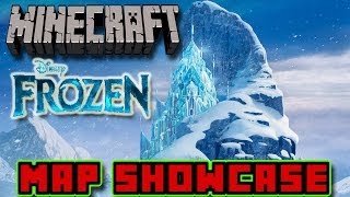 Minecraft Map Showcase  Disneys Frozen Map Elsas Ice Castle and Arendelle CastleDownload [upl. by Garges]