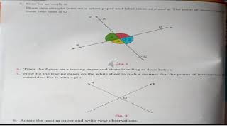 CLASS 7TH CH 7 ACTIVITY VERTICALLY OPPOSITE ANGLES ARE EQUAL [upl. by Senalda235]