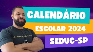 CALENDÁRIO ESCOLAR 2024 ATENÇÃO PROFESSORES E ESTUDANTES [upl. by Hartman39]