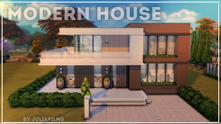 Современный дом I Строительство I Modern house I SpeedBuild  CC Links The Sims 4 [upl. by Emanuel]