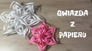 Gwiazda z papieru  Jak zrobić   Paper star  How to make   Zrób to sam [upl. by Iene]