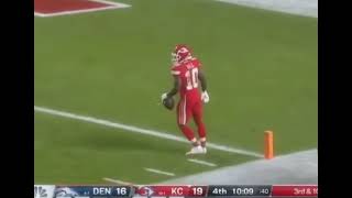 Tyreek Hill backflip transition [upl. by Tnomal]