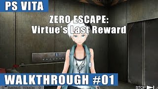 【 Zero Escape Virtues Last Reward 】Live Stream Gameplay Part 1 [upl. by Teece522]