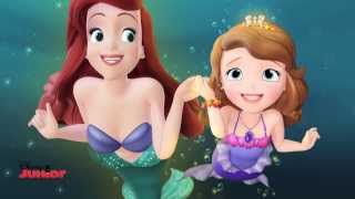 Sofia The First  Joining Together Song ft Ariel  The Floating Palace  Official Disney Junior UK [upl. by Berrie]