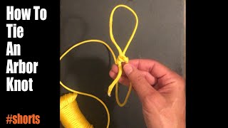 How To Tie A Super Easy Fixed Loop Knot The Arbor Knot [upl. by Jacqueline]