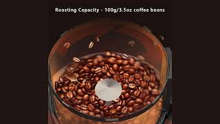 Home Coffee Roaster Electric Mini No Smoke Coffee Beans Baking Roasting Machine 110240V Roaster [upl. by Airdnoed535]