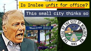 Gov Inslee angry at the City of Winlock after Mental Health Evaluation requested for Inslee  news [upl. by Trebleht609]