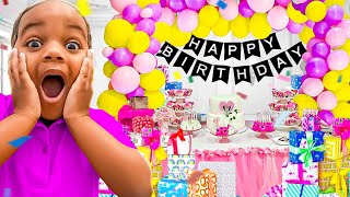 SURPRISING NOVA WITH HER 3RD BIRTHDAY PARTY [upl. by Leatri]