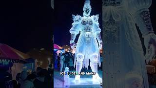 The Worlds Largest Celebration of Ice and Snow Harbin Ice Festival [upl. by Ayin]