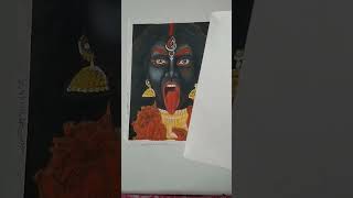 Mahakali drawing 🙏🏽🕉️ [upl. by Yerfdog]