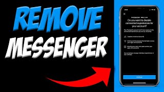 How To Remove Facebook Messenger From Instagram 📸 Unlink Instagram From Facebook [upl. by Carri543]